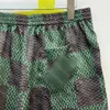 24SS Spring / Summer New Brand Shorts, Ll Checkerboard Silk Shorts, shorts unisexes, livraison gratuite