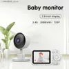 Baby Monitor Camera Wireless Indoor 2,8-tums Video Bidirectional Audio Night Vision Intelligent Security Protection Q240308