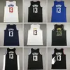 Maglie da basket Paul George nero blu bianco 2024 Maglia da città Uomo donna gioventù S-XXL Maglia sportiva