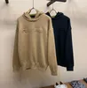 가을 / 겨울에 남성 플러스 사이즈 스웨터 후드 2024ACQUARD 뜨개질 hine e Custom Jnlarged Detail Crew Neck Cotton H4tr5