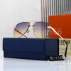 Fashion Designer LOUS Sunglasses Classic Eyeglasses Goggle Outdoor Beach Sun Glasses For Man Woman Optional signature 17 colors orange box