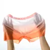 Underpants Ice Silk Traceless Underwear For Men's Full Flat Corner Pants 5d Convex Quick Drying Breathable Gradient