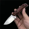 Wooden Handle BM 15002 15017 Tactical Fixed Blade Knife Camping Hunting Straight Knives Pocket EDC Security Defense Tool