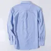 S-7XL Plus Size Mens 100% Cotton Oxford Shirts Men Long Sleeve Casual Slim Fit Dress Shirts For Mane Business Shirt Tops 240307