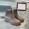 Designer mulheres botas de chuva inverno tornozelo bota vestido caminhada mulheres plataforma botas sapatos