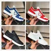 Hommes Mode Luxe Designer Chaussures Casual District Baskets En Cuir Triangle Confortable Respirant Coupe Basse Plat Tendance Runner Baskets