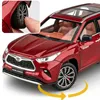 1 24 Highlander SUV Legering Model Auto Diecast Speelgoed Metalen Terreinvoertuigen Automodel Simulatie Geluid en Licht Kinderen Geschenken 240306