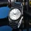 hig hquality mens TISSOTITY 1853 quartzo movimento automático relógios negócios moda banda de aço relógio masculino relogios relojes hombre relógios de pulso femininos