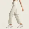 Active Pants L389 High Rise Pant Women Yoga Pants Loungeful Straight Leg Pant Soft Sweatpants Fitness Trousers Classic fit Joggers 240308