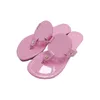 2024 Designer tofflor Womens Famous Fashiong Flip Flops Slipper Miller Sandaler Leather Metallic Silver Pink Black Brown Women Trainer Beach Shoes