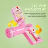 Pistool Speelgoed Volautomatisch Leuk Waterpistool Oplichtend Speelgoed Kinderen Zomerfeest Elektrisch Waterpistool Katoen Buitenspeelgoed voor Jongens Meisje Kinderen GeschenkenL2403