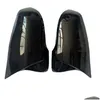 Andra interiörstillbehör Nytt för X1 F48 X2 F39 Z4 Supra Horns Bright Black Mirror Housing Rearview er Car Modification Accessories D DHSLH