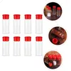 Ensembles de vaisselle 8 PCS CASTOR CUITY SAUCE BOTTE SPICE SPICE Rangement Pot de poivre Gadget Salt and Shakers Assaisonnement