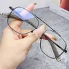 2024 Retro Square Womens Solglasögon Designer Style Dita Pilot Pure Titanium Eyeglass Frame med högt estetiskt värde Instagram Slant Matching Color Changing M