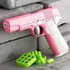 Sable Play Water Fun Gun Toys 2024 Automatique Colt 1911 Shell Ejection Pistolet Jouets Pistolets pour Enfants Garçons Cadeau D'anniversaire Détente Sécurité En Plein Air Fait À La Main H240308