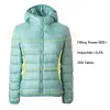 Rockar Spring Autumn Women Ultralight Thin Down Jacket White Duck Down Hooded Jackor Warm Winter Coat Parka Partable Outwear