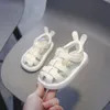 Bébé filles en cuir véritable sandales garçons chaussures d'été infantile enfant en bas âge chaussures antidérapantes à semelles souples enfants enfants sandales de plage décontractées 240307