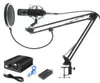 Beroep Bm 800 Condensatormicrofoon voor Computer Karaoke Microfoon Bm800 Fantoomvoeding Pop Filter Multifunctionele Geluidskaart1591072