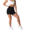 Active Pants Yoga Outfits NVGTN Lycra Spandex Solid Seamless Shorts Women Soft Workout Tights Fitness Pants Gym Wear 240308