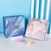 Marble Pattern Gift Box Square Heaven and Earth Cover Handheld