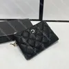 Portafoglio classico con griglia di diamanti Portafoglio con cerniera di design Porta carte da donna classico Tasche a portafoglio portamonete da donna in pelle di alta qualità