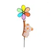 Garden Decorations Animal Climbing Tree Windmill Stake Colorful Waterproof Outdoor Ornament For Home Yard Lawn Decoration Wind Drop