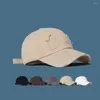 Berets INS Sommer Retro Visiere Hut Männliche Persönlichkeit Gebrochenes Loch Einstellbare Baseball Kappe Männer Hip-hop Sonne Für Frauen schirmmützen 2024