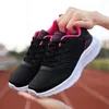 Vrijetijdsschoenen voor heren dames voor zwart Wit Roze Ademende comfortabele sporttrainer sneaker kleur 97 maat 35-41