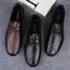 Scarpe casual da uomo Oxford stringate in pelle fatte a mano nere piatte da ufficio scarpe da lavoro scarpe da ginnastica da lavoro