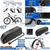 Baterie 48 V 21AH 36 V 52V 28AH Hailong 21700 Li-oin Baterie do akumulatorów elektrycznych Bake Downtube E-Bike Pack 1000w Drop Deli DHG8Y