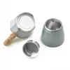 Espresso Koffiezetapparaat Aluminium Mokka Pot Percolator Kookplaat Pot 3cup 6cup 150300ml Koffiezetapparaat 240307