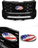 Ford F150 239 cm Auto-Emblem mit USA-Flagge, ABS-Aluminium, Motorhaube vorne und hinten, Kofferraum-Logo für Ford Edge Explorer 2013–20177061569