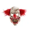 Masques de fête Halloween Horreur Joker Masque Pennywise Effrayant Zombie Cosplay Latex Casque Drop Livraison Dhvv7