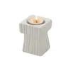 Titulares de vela Natal Tealight Candlestick Jantar Cubo Quadrado Titular Bar Club Casamento