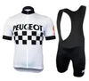 Classique 2020 Molteni ensemble de maillot de cyclisme respirant vtt à manches courtes ensemble de vêtements de cyclisme été noir et blanc sangle cuissard R4412093