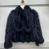 Real Grass Detachable Milk Ball Style Car Strip Fox For Women Haining 2023 New Fur Coat Autumn And Winter 886159