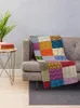 Battaniyeler ince örgü tasarım deseni kanepe dekoratif için battaniye atma