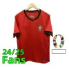 24 25 Portogallo B.FERNANDES Maglie da calcio Nazionale 2024 BRUNO FERNANDES JOAO FELIX RONALDO Bernardo Diogo J. JOAO CANCELO Maglia da calcio Kit