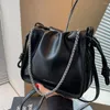 Borse da sera Borsa a tracolla piegata in pelle PU Moda Temperamento Stile Urbano Semplicità Catena a tracolla Sotto le ascelle Donna Ragazza