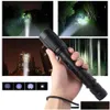Torches Brelong Led T6 Flashlight High Power Charging Zoom Strong Rattlesnake Model Without Battery Drop Delivery Lights Lighting Port Dhtoi