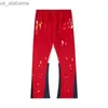 Herenbroeken Heren Jeans Heren dept Broek GallerRRR Joggingbroek Gespikkeld katoen Damespaar Rechte broek US 240308