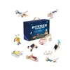 Jouets d'intelligence Assemblage Modèle Jouets de construction pour enfants Puzzle en bois 3D Kit mécanique Stem Science Physique Jouet électrique Enfants Xma Dhr0O