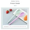 Spoons Kitchen Silicone Spoon Large Long Handle Cooking Baking Heatproof Grade Utensils