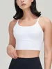 Strój jogi Kobiety naga uczucie sportowego kamizelka stężenia strzałowe odporność na bieliznę seksowną push u góry bieliznę