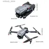 Drohnen K818 MAX schwarze bürstenlose ferngesteuerte Drohne mit optischem Fluss und hochauflösender Dreifachkamera ESC-Kamera 360 rollendes intelligentes Hindernis Q240308