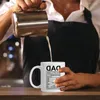 Mokken Vader Keramische Mok Grappige Koffie Voor Papa Met Handvat Dag Drinkbeker Behoud Goede Smaak Ontbijt Afternoon Tea