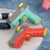 Pistolet jouets 2023 nouveau pistolet à eau électrique Luoluoke à tir continu enfants douche d'eau d'été pistolet à eau amusant ToyL2403