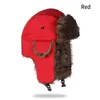 Berets Homens Mulheres Fur Trapper Chapéus de Inverno Chapéu de Esqui Russo Ushanka Cap