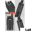 Walkie Talkie Professionelle wasserdichte Talkies Amateurfunksender Amateur Vhf Uhf Dual Band 5W 5800Mah Hochleistungs-Hf-Transceiver Dr Dhxpf