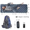 Outdoorowa podkładka do spania kemping nadmuchiwany materac Ultralight Air Cushion Mata Travel Mata składana łóżko bez zagłówek na wędrówki 240306